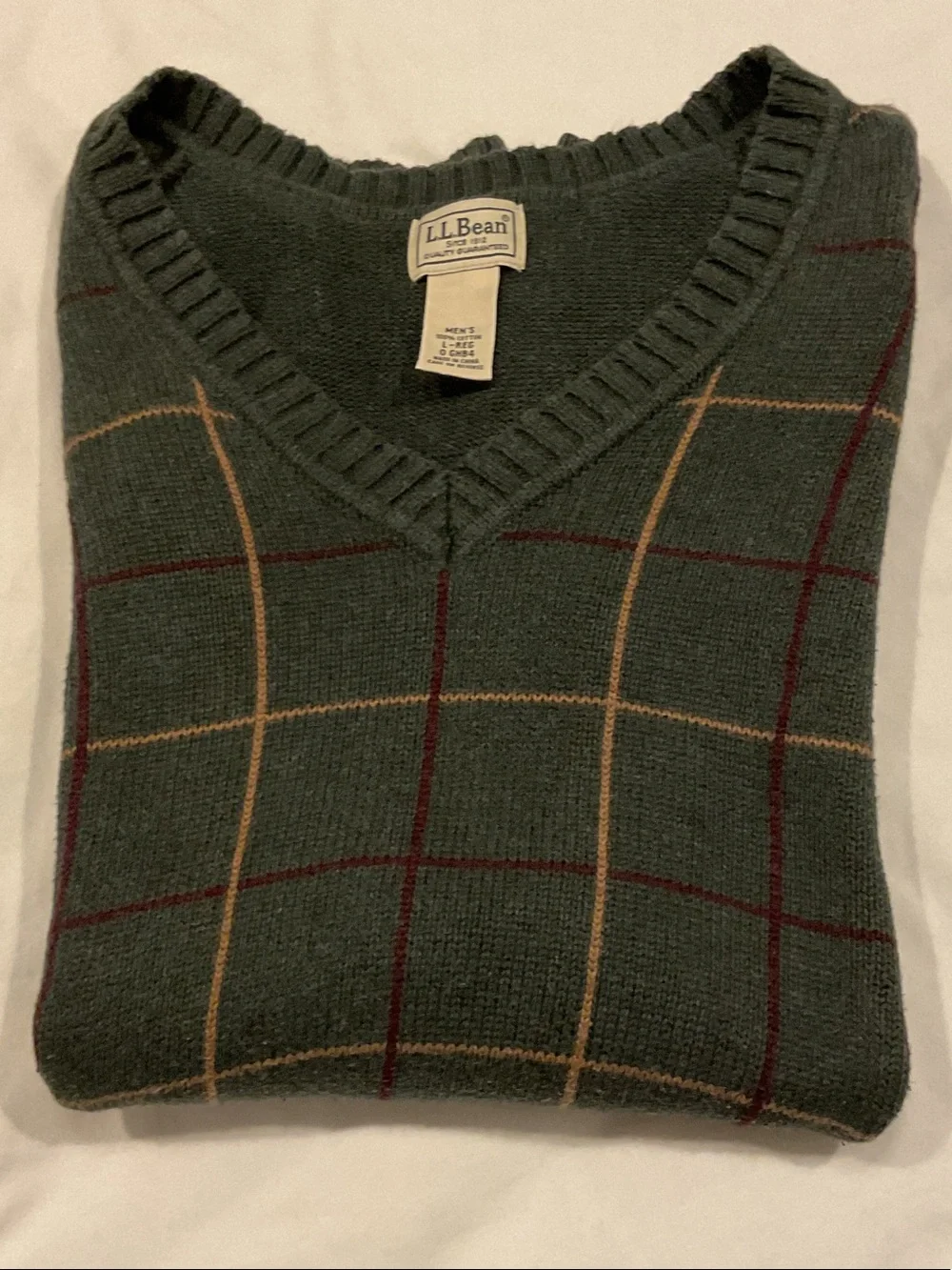 L.L. Bean classic neck